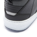 Suburb Air - Men's Summer Motorcycle Shoes In Fabric - Black/White/Iron-Gate