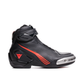 Superya - Sports Motorcycle Shoes - Black/Red Fluo