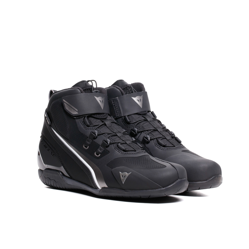Herian D-Wp - Women's Waterproof Motorcycle Shoes - Black/White