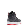 Suburb D-Wp - Men's Waterproof Motorcycle Shoes - Black/White/Red-Lava
