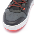 Suburb D-Wp - Men's Waterproof Motorcycle Shoes - Black/White/Red-Lava