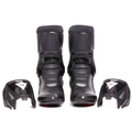Nexus 3 In & Out - Motorcycle Boots Waterproof Men - Black/Black