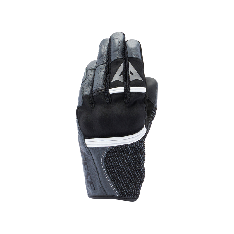 Namib - Men's Motorcycle Textile Gloves - Black/Iron-Gate