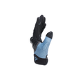 Ermex - Women's Summer Motorcycle Gloves - Black/Blue Mirage