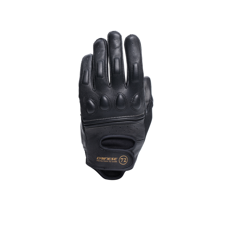 Blackjack 2 - Women's Vintage Summer Motorcycle Gloves - Black/Black
