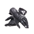 Reacto Carbon Long - Motorcycle Gloves In Leather Women - Black/Anthracite
