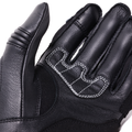 Reacto Carbon Long - Motorcycle Gloves In Leather Women - Black/Anthracite