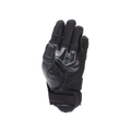 Reacto Carbon Short - Men's Short Leather Motorcycle Gloves - Black/Anthracite