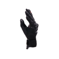 Reacto Carbon Short - Women's Short Leather Motorcycle Gloves - Black/Fluo Pink