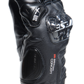 Carbon 4 - Men's Motorcycle Long Leather Gloves - Black/Black/Black