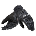 Carbon 4 - Men's Motorcycle Short Leather Gloves - Black/Black