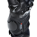 Carbon 4 - Men's Motorcycle Short Leather Gloves - Black/Black