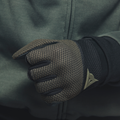 Torino - Men's Motorcycle Textile Gloves - Black/Grape-Leaf