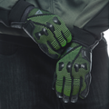 Unruly Ergo-Tek - Men's Motorcycle Textile Gloves - Anthracite/Acid-Green