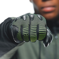 Unruly Ergo-Tek - Men's Motorcycle Textile Gloves - Anthracite/Acid-Green