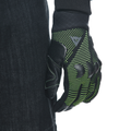 Unruly Ergo-Tek - Men's Motorcycle Textile Gloves - Anthracite/Acid-Green
