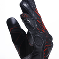 Unruly Ergo-Tek - Men's Motorcycle Textile Gloves - Black/Fluo-Red