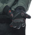 Unruly Ergo-Tek - Men's Motorcycle Textile Gloves - Black/Fluo-Red