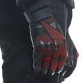 Unruly Ergo-Tek - Men's Motorcycle Textile Gloves - Black/Fluo-Red