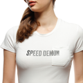 Demon Pocket - Women's T-Shirt - Blanc De Blanc