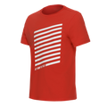 Geometrica - Men's Crewneck T-Shirt - Red/White Stripes