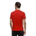 Geometrica - Men's Crewneck T-Shirt - Red/White Stripes