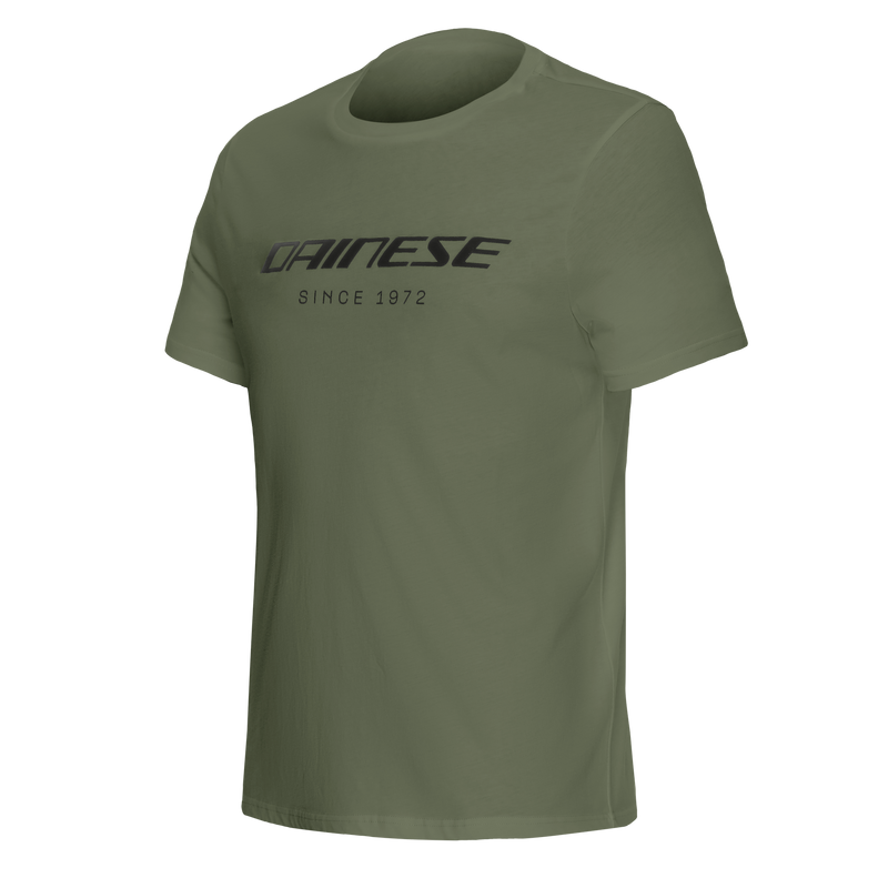 Essence Wordmark - Men's Crewneck T-Shirt - Green-Bronze