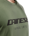 Essence Wordmark - Men's Crewneck T-Shirt - Green-Bronze