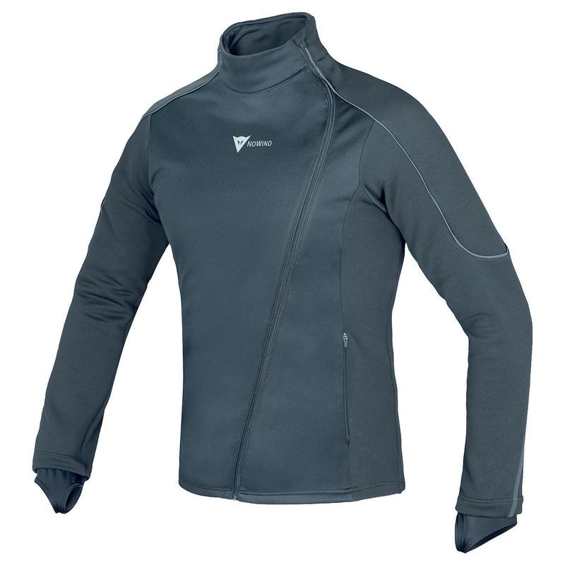 D-Mantle - Motorcycle Fleece Men - Mid Layer Winter - Black/Black/Anthracite