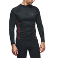 Thermal Motorcycle Windproof Long Sleeve Shirt Men - Mid Layer Winter - Black/Red
