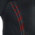 Thermal Motorcycle Windproof Long Sleeve Shirt Men - Mid Layer Winter - Black/Red