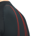 Thermal Motorcycle Windproof Long Sleeve Shirt Men - Mid Layer Winter - Black/Red