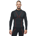 Thermal Motorcycle Long Sleeve Shirt Men - Mid Layer Winter - Black/Red