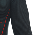 Thermal Motorcycle Long Sleeve Shirt Men - Mid Layer Winter - Black/Red