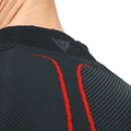 Thermal Motorcycle Long Sleeve Shirt Men - Mid Layer Winter - Black/Red