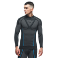 Technical Motorcycle Long Sleeve Shirt Men - Base Layer Summer - Black/Blue