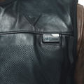 Smart Jacket Leather - Men's Motorcycle Leather Vest With Integrated Airbag - Black