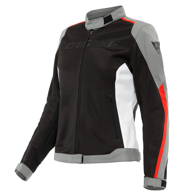 Hydraflux 2 Air D-DRY®- Women's Waterproof Motorcycle Jacket - Black/Charcoal-Gray/Lava-Red