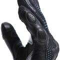 Unruly Ergo-Tek - Women's Motorcycle Textile Gloves - Black/Ocean-Depths