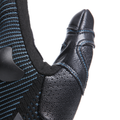 Unruly Ergo-Tek - Women's Motorcycle Textile Gloves - Black/Ocean-Depths