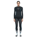 Technical Motorcycle Long Sleeve Shirt Women - Base Layer Summer - Black/Blue