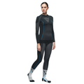 Technical Motorcycle Long Sleeve Shirt Women - Base Layer Summer - Black/Blue