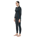 Technical Motorcycle Undersuit Women - Base Layer Summer - Black/Blue