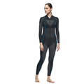Technical Motorcycle Undersuit Women - Base Layer Summer - Black/Blue