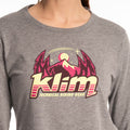 Heathered Gray - Fuchsia Red