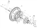 Front tyre 100/90-18 M/C 56V (Michelin)