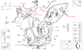 Relay-starter motor cable