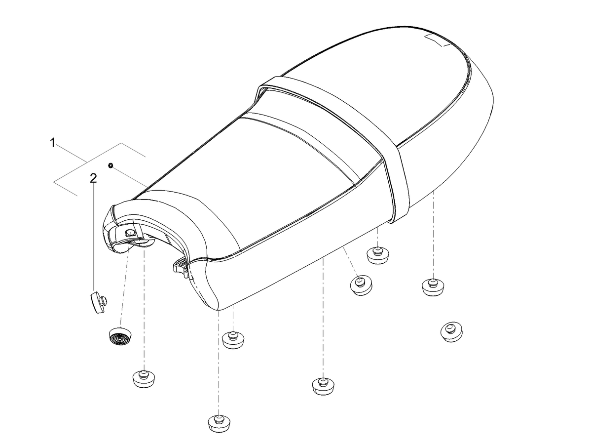 Saddle with belt