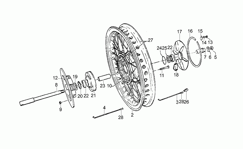 Rear pin