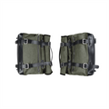 CANVAS SIDE BAGS (PAIR) - MILITARY GREEN - 2S001420